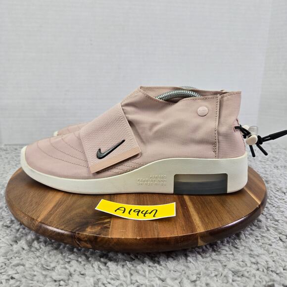 Nike Air Fear of God Moc Particle Beige Casual Daily Sneakers Mens 9 AT8086-200 - Picture 1 of 16